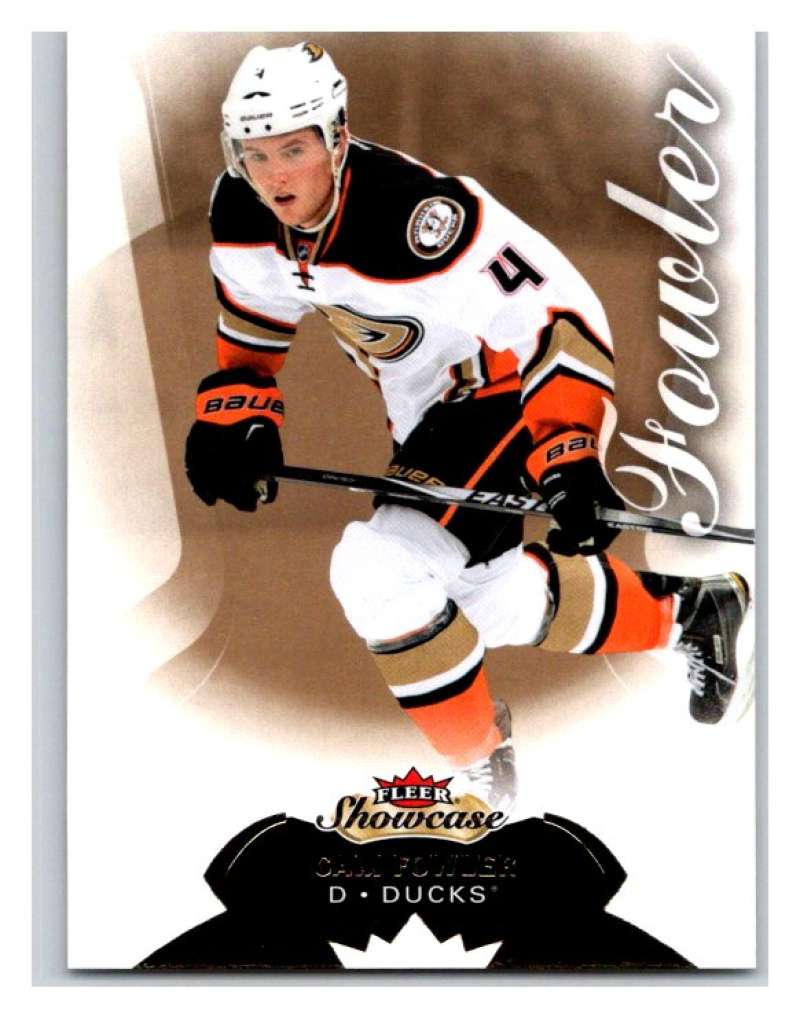 2014-15 Upper Deck Fleer Showcase #72 Cam Fowler Ducks NHL Mint Image 1