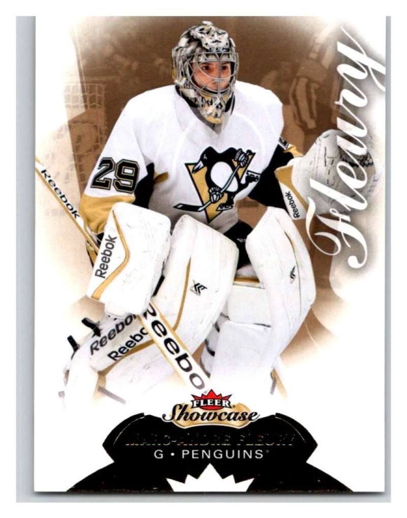 2014-15 Upper Deck Fleer Showcase #73 Marc-Andre Fleury Penguins NHL Mint Image 1