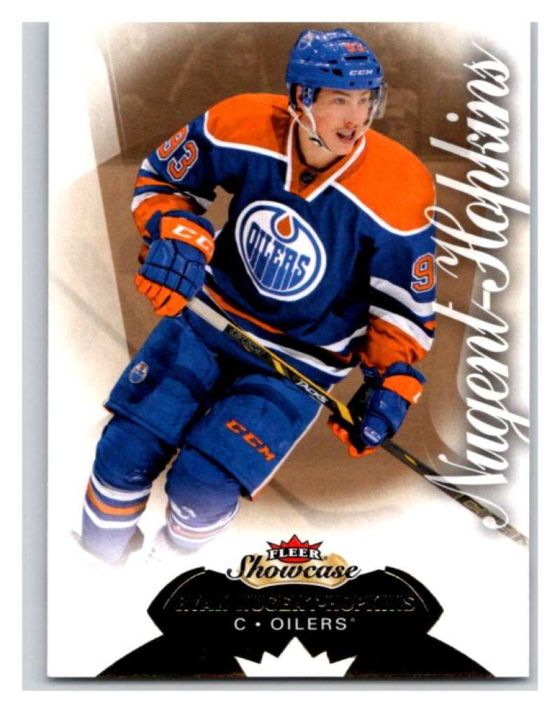 2014-15 Upper Deck Fleer Showcase #75 Ryan Nugent-Hopkins Oilers NHL Mint Image 1