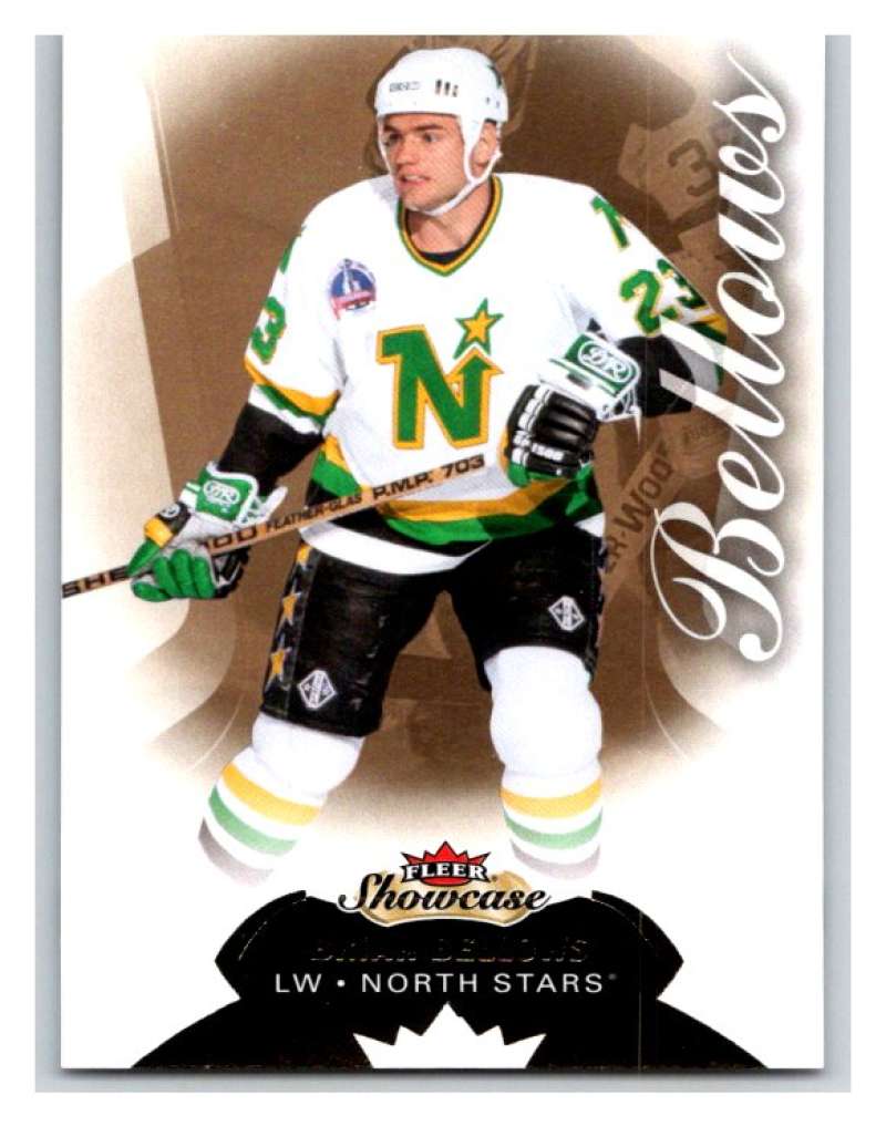 2014-15 Upper Deck Fleer Showcase #82 Brian Bellows North Stars NHL Mint Image 1