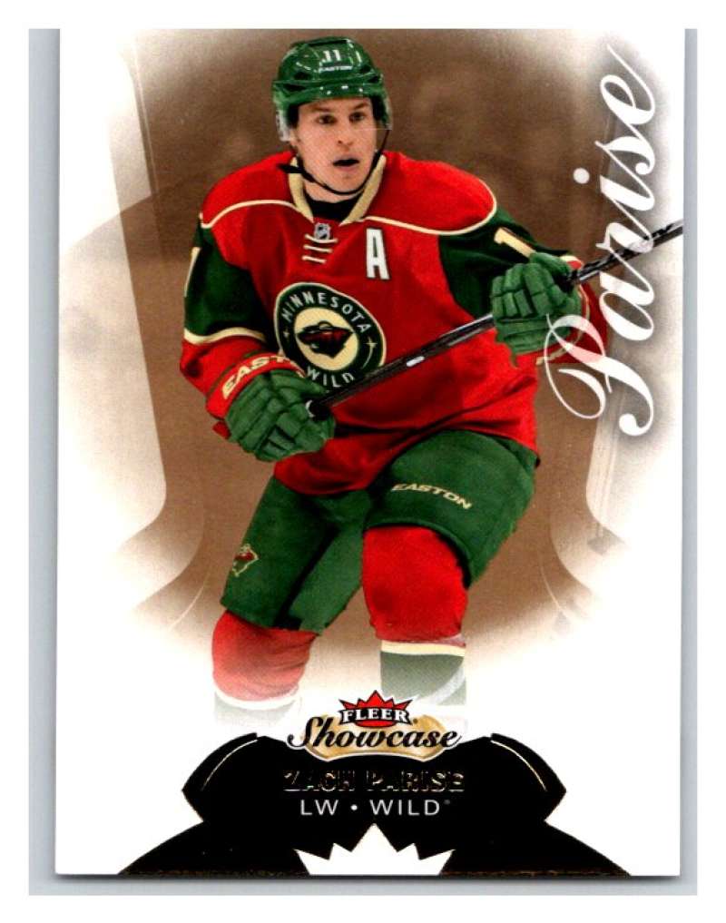 2014-15 Upper Deck Fleer Showcase #85 Zach Parise Wild NHL Mint Image 1