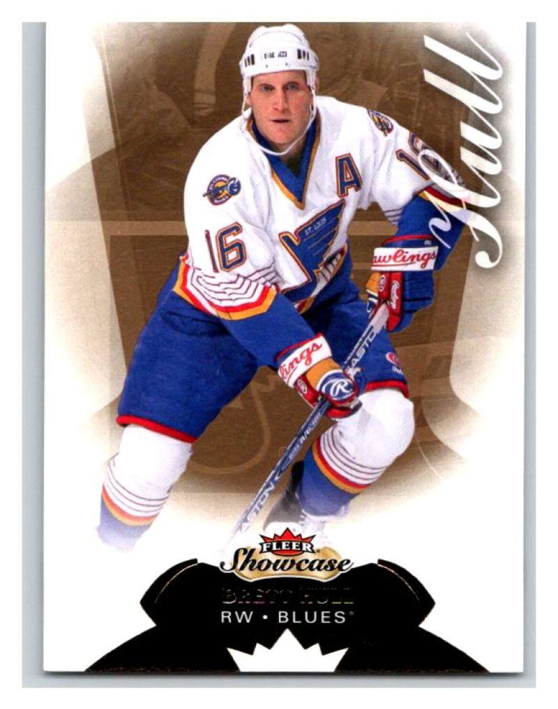 2014-15 Upper Deck Fleer Showcase #88 Brett Hull Blues NHL Mint Image 1