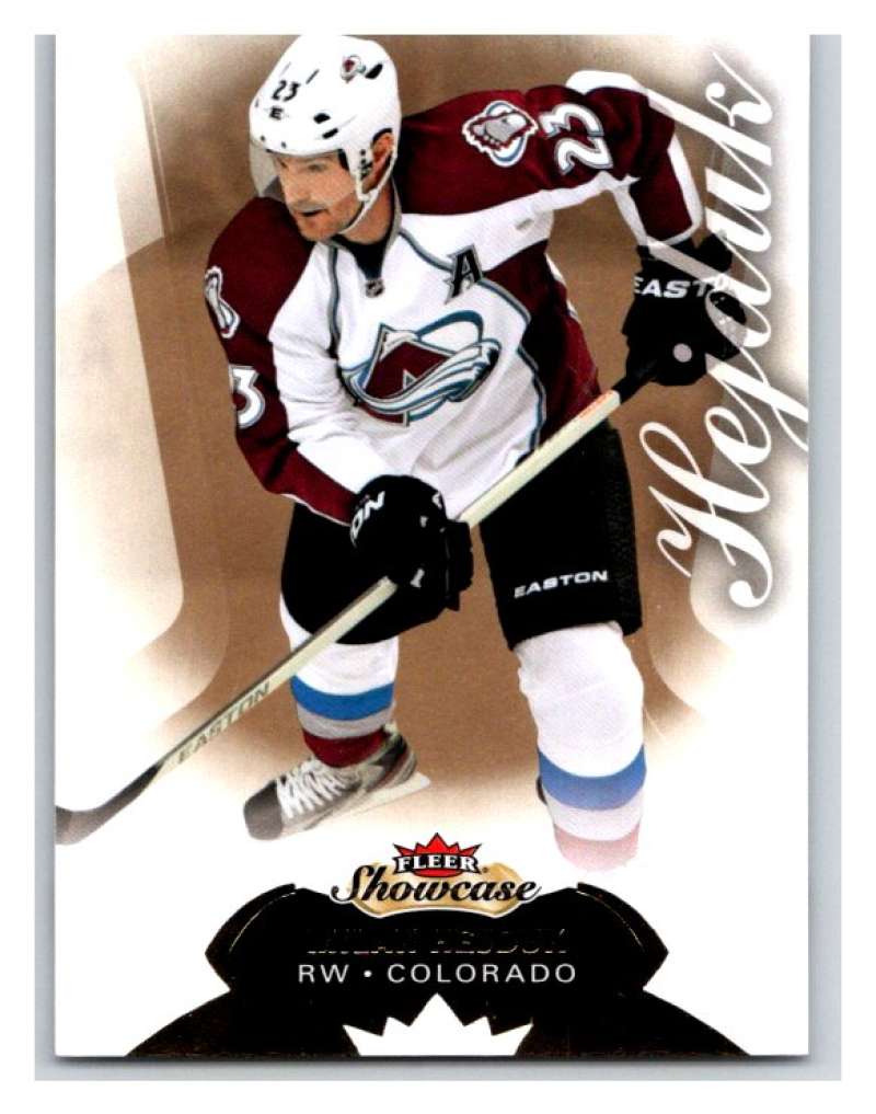 2014-15 Upper Deck Fleer Showcase #90 Milan Hejduk Avalanche NHL Mint Image 1