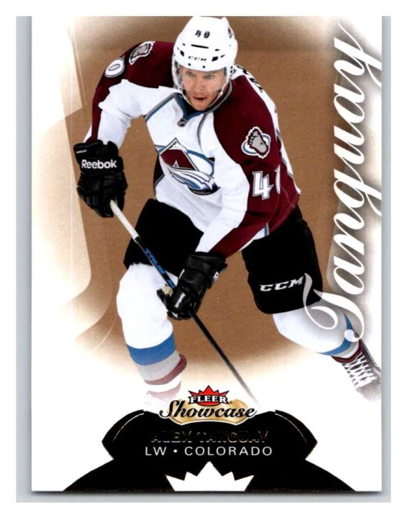 2014-15 Upper Deck Fleer Showcase #97 Alex Tanguay Avalanche NHL Mint Image 1