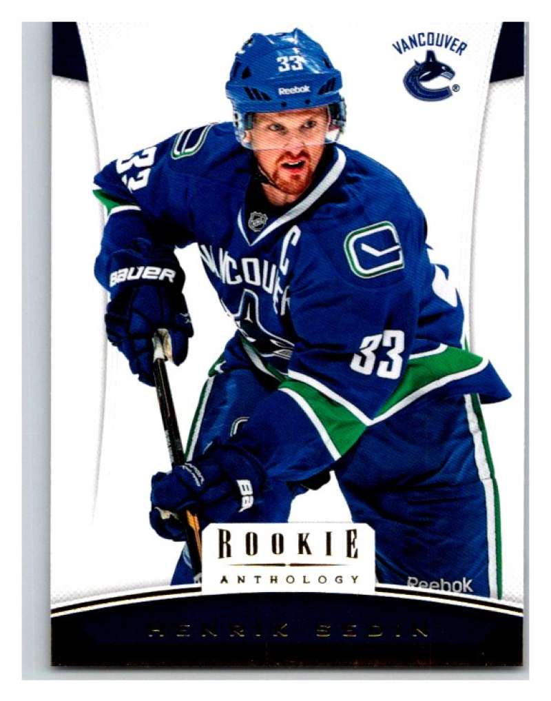 2012-13 Panini Rookie Anthology #26 Henrik Sedin Canucks NHL Mint Image 1