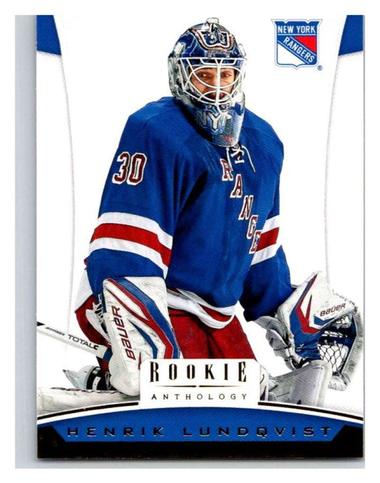 2012-13 Panini Rookie Anthology #44 Henrik Lundqvist NY Rangers NHL Mint