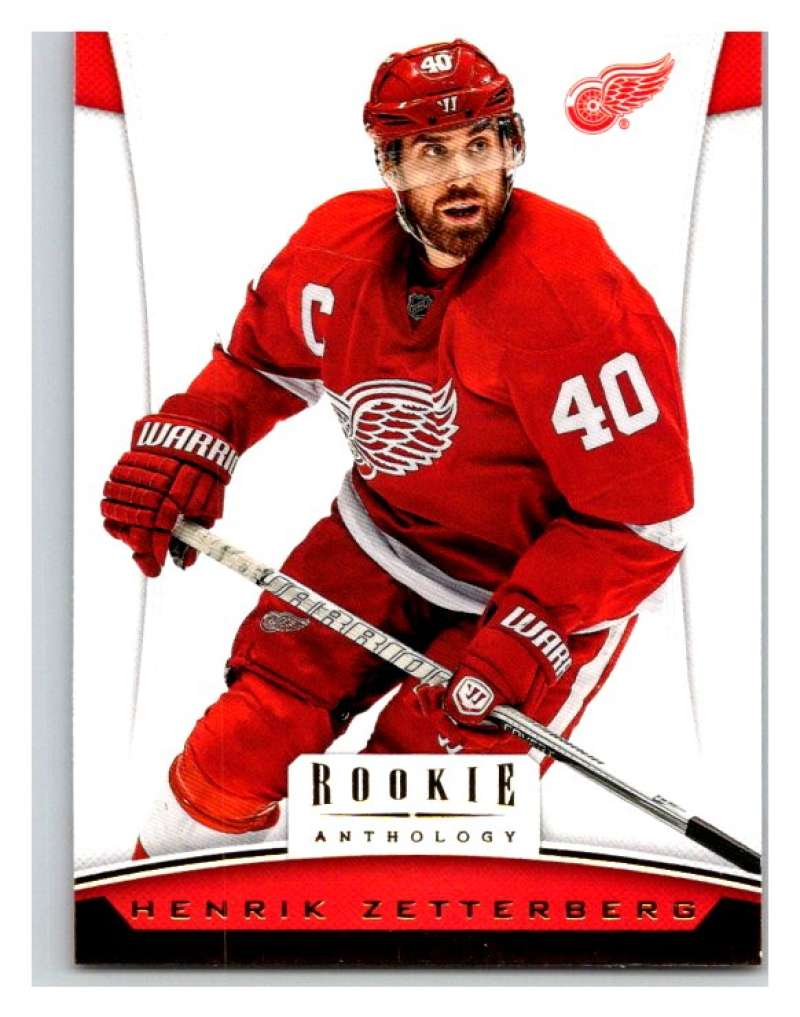 2012-13 Panini Rookie Anthology #61 Henrik Zetterberg Red Wings NHL Mint Image 1