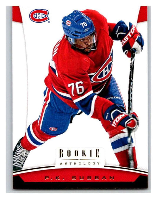 2012-13 Panini Rookie Anthology #86 P.K. Subban Canadiens NHL Mint