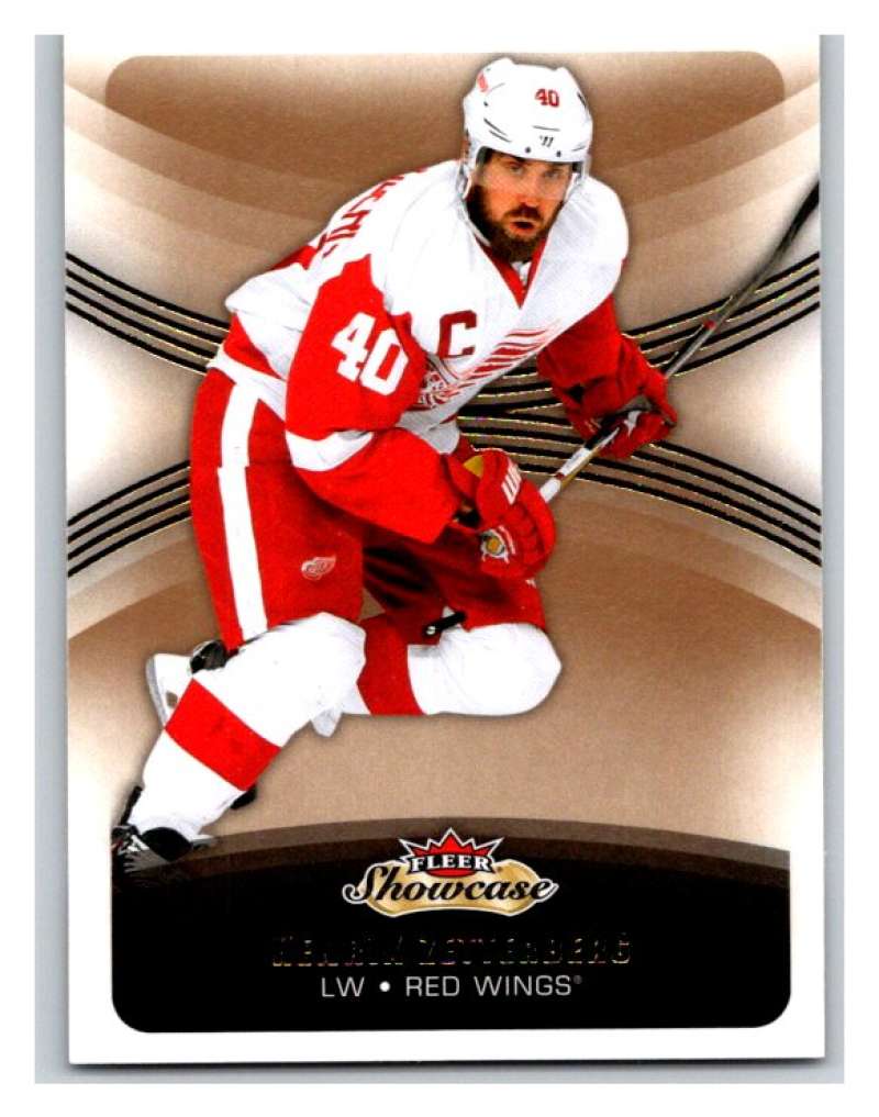 2015-16 Fleer Showcase #7 Henrik Zetterberg Red Wings NHL Mint Image 1