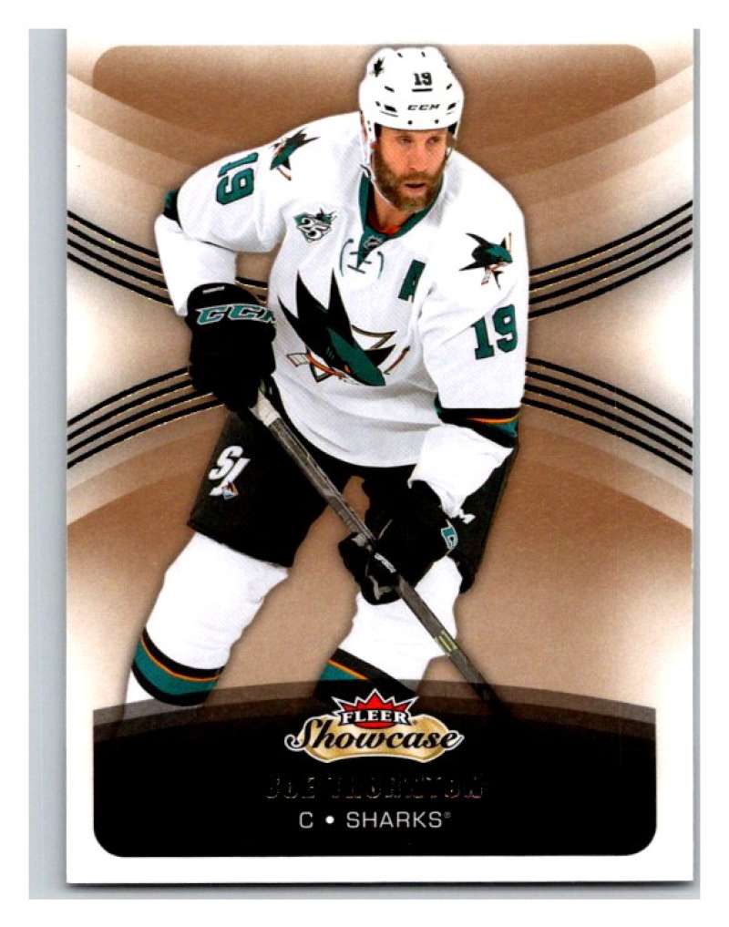 2015-16 Fleer Showcase #16 Joe Thornton Sharks NHL Mint Image 1