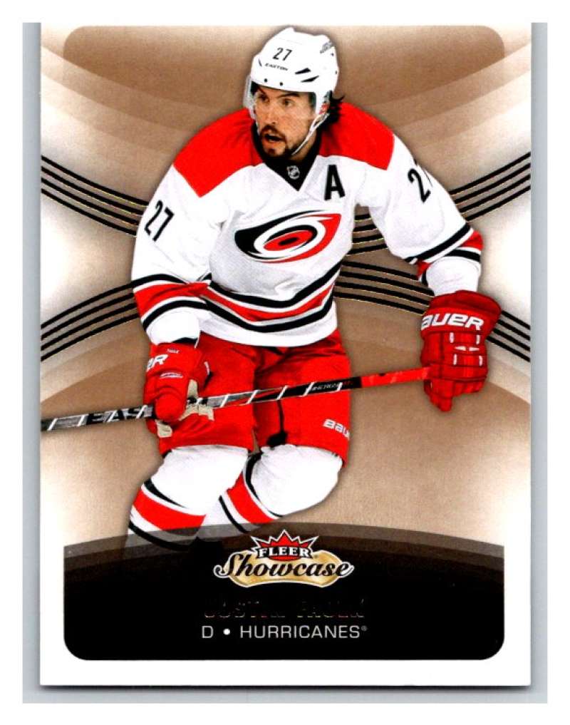 2015-16 Fleer Showcase #36 Justin Faulk Hurricanes NHL Mint Image 1