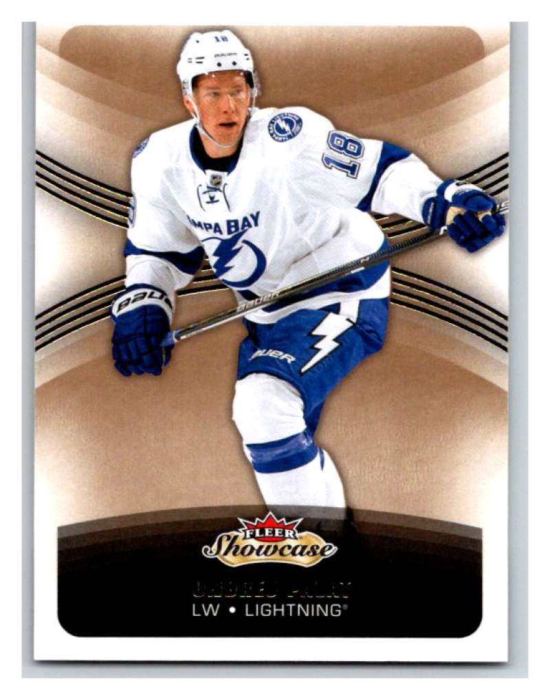 2015-16 Fleer Showcase #52 Ondrej Palat Lightning NHL Mint Image 1