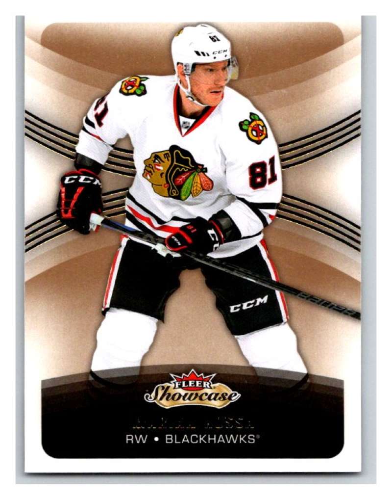 2015-16 Fleer Showcase #53 Marian Hossa Blackhawks NHL Mint Image 1
