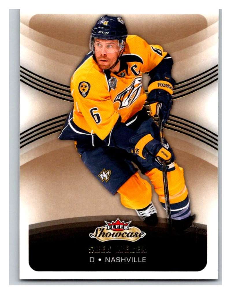 2015-16 Fleer Showcase #84 Shea Weber Predators NHL Mint Image 1