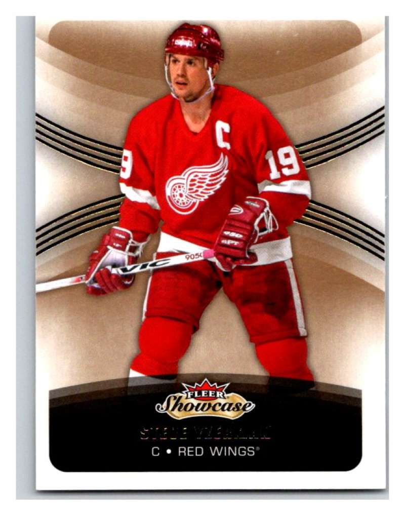 2015-16 Fleer Showcase #96 Steve Yzerman Red Wings NHL Mint Image 1