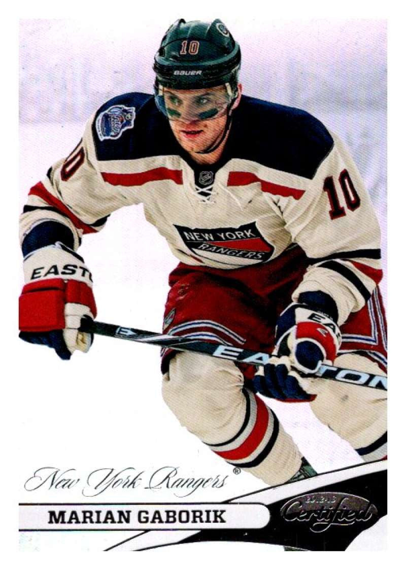 2012-13 Panini Certified #10 Marian Gaborik NY Rangers NHL Mint