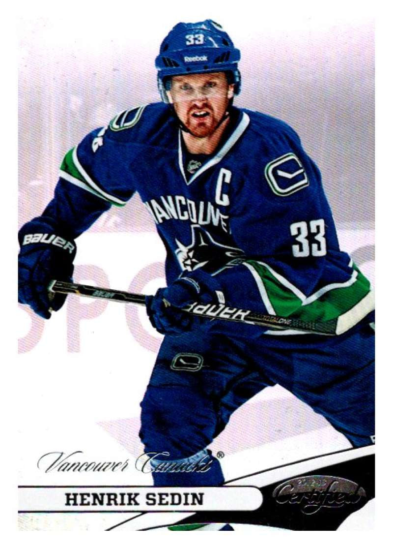 2012-13 Panini Certified #33 Henrik Sedin Canucks NHL Mint