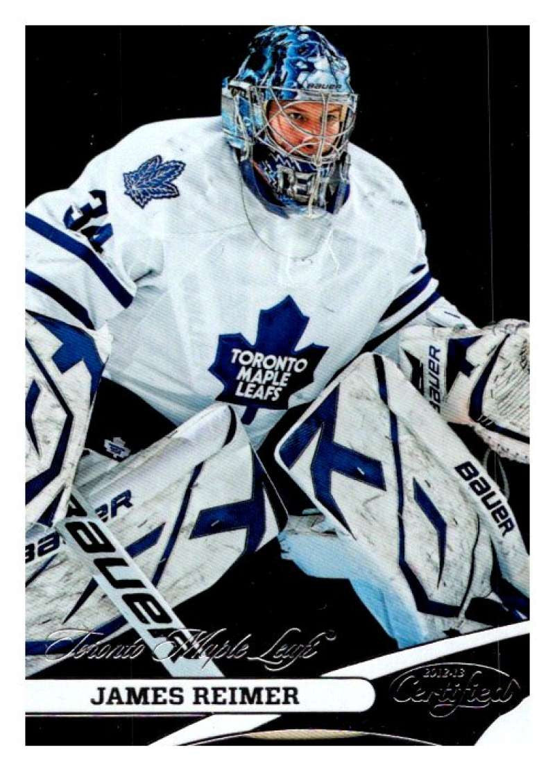 2012-13 Panini Certified #34 James Reimer Maple Leafs NHL Mint