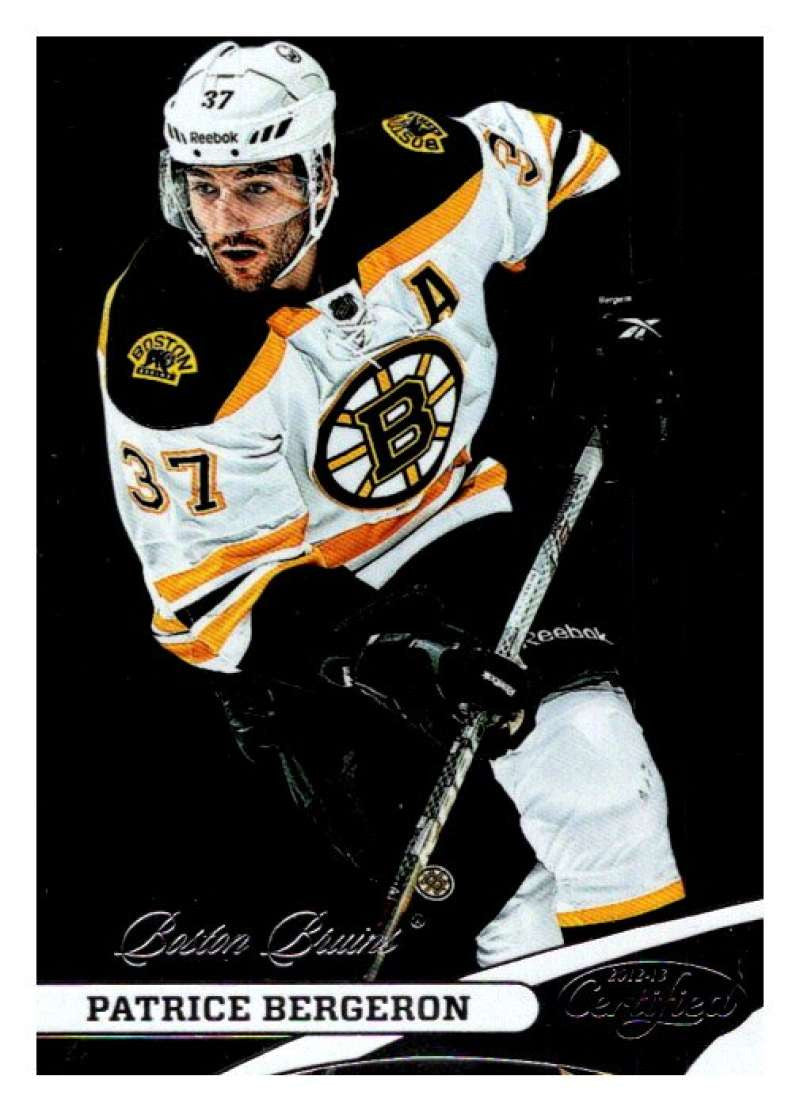 2012-13 Panini Certified #37 Patrice Bergeron Bruins NHL Mint
