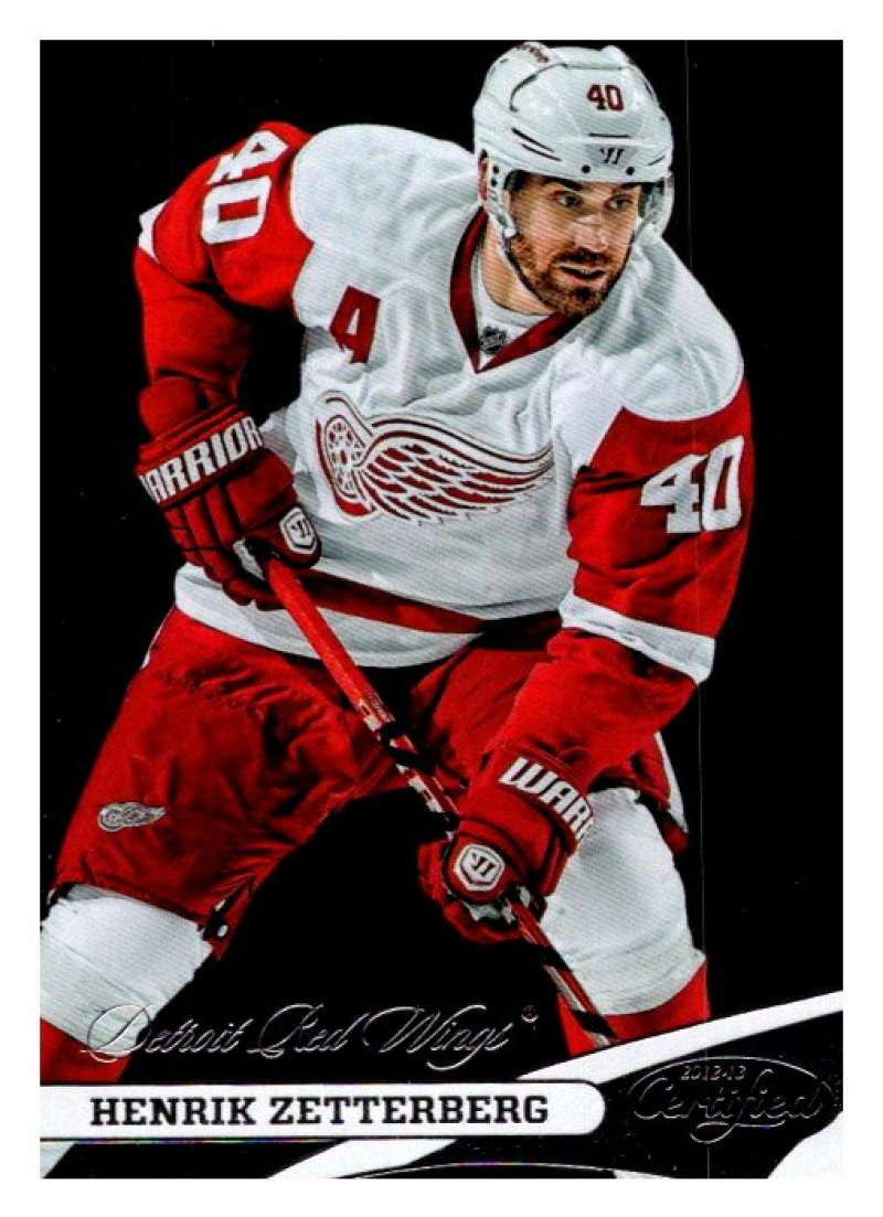2012-13 Panini Certified #40 Henrik Zetterberg Red Wings NHL Mint