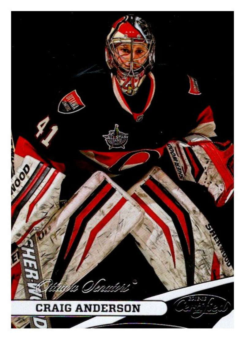 2012-13 Panini Certified #41 Craig Anderson Senators NHL Mint