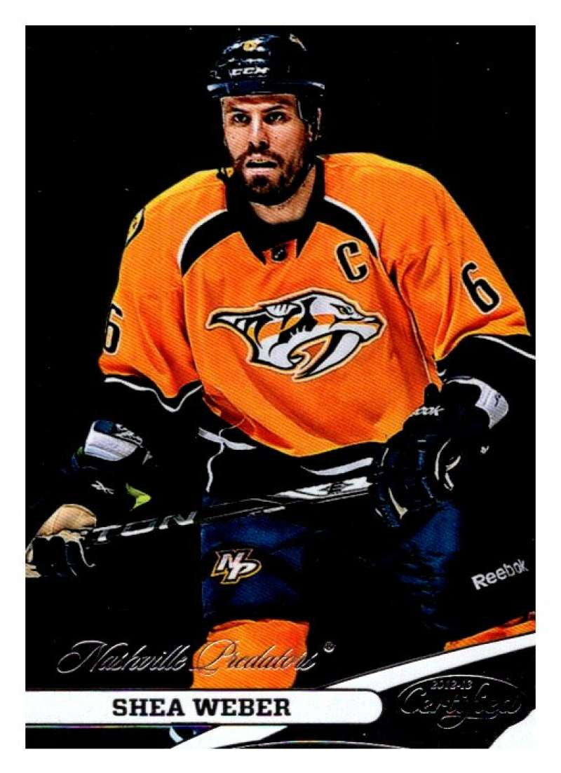2012-13 Panini Certified #60 Shea Weber Predators NHL Mint