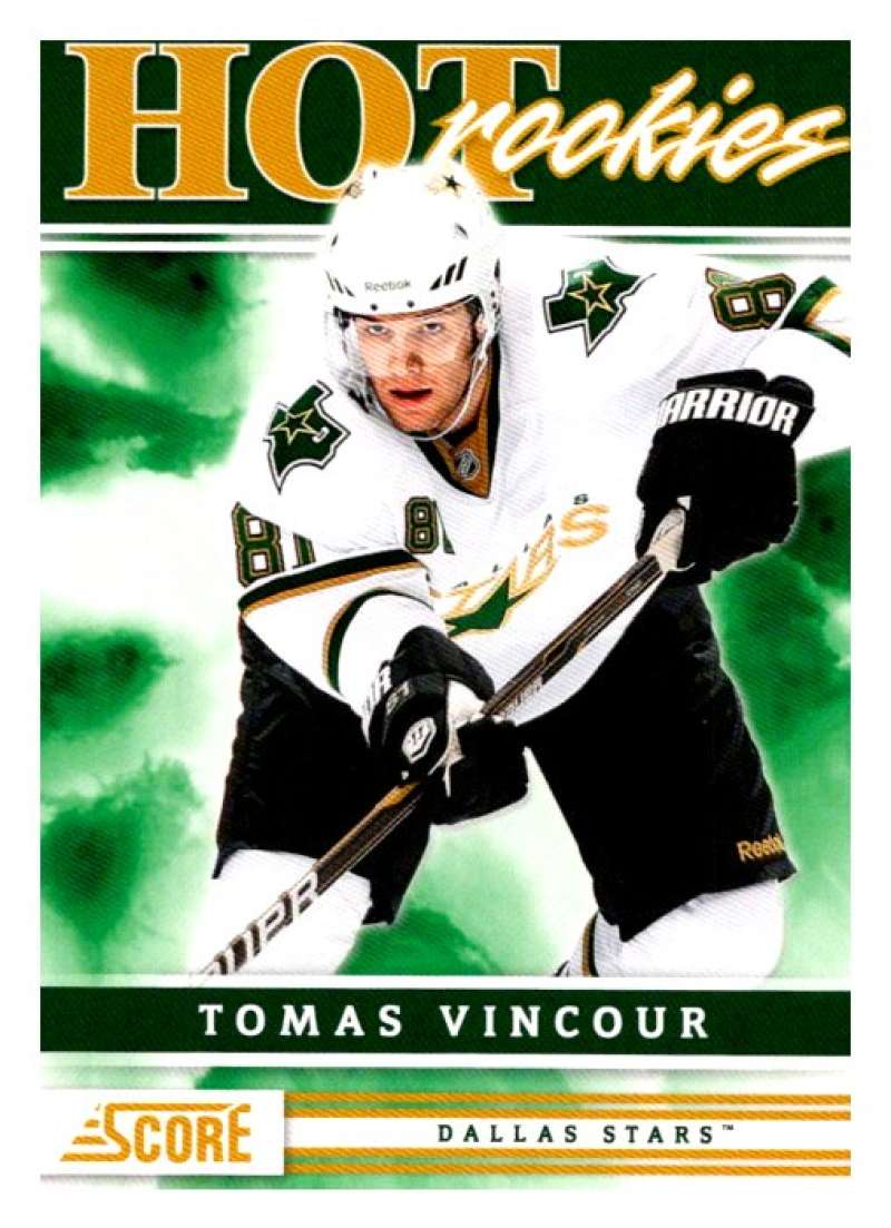 (HCW) 2011-12 Score Hot Rookies #509 Tomas Vincour Stars Rookie RC Mint Image 1