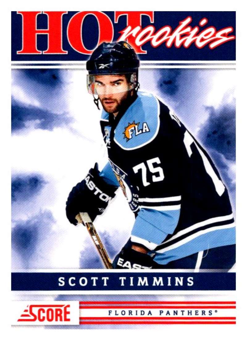 (HCW) 2011-12 Score Hot Rookies #512 Scott Timmins Panthers Rookie RC Mint Image 1