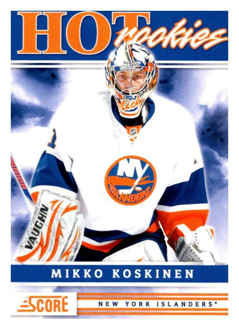 (HCW) 2011-12 Score Hot Rookies #520 Mikko Koskinen NY Islanders Rookie RC Mint