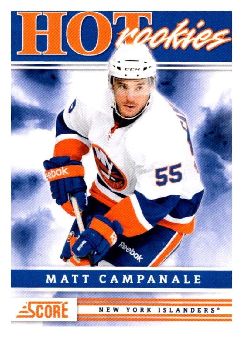 (HCW) 2011-12 Score Hot Rookies #521 Matt Campanale NY Islanders Rookie RC Mint Image 1