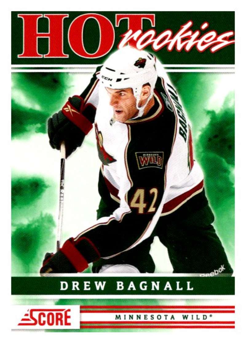 (HCW) 2011-12 Score Hot Rookies #546 Drew Bagnall Wild Rookie RC Mint Image 1