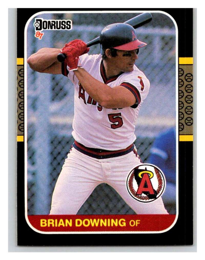 1987 Donruss #86 Brian Downing Angels MLB Mint Baseball Image 1