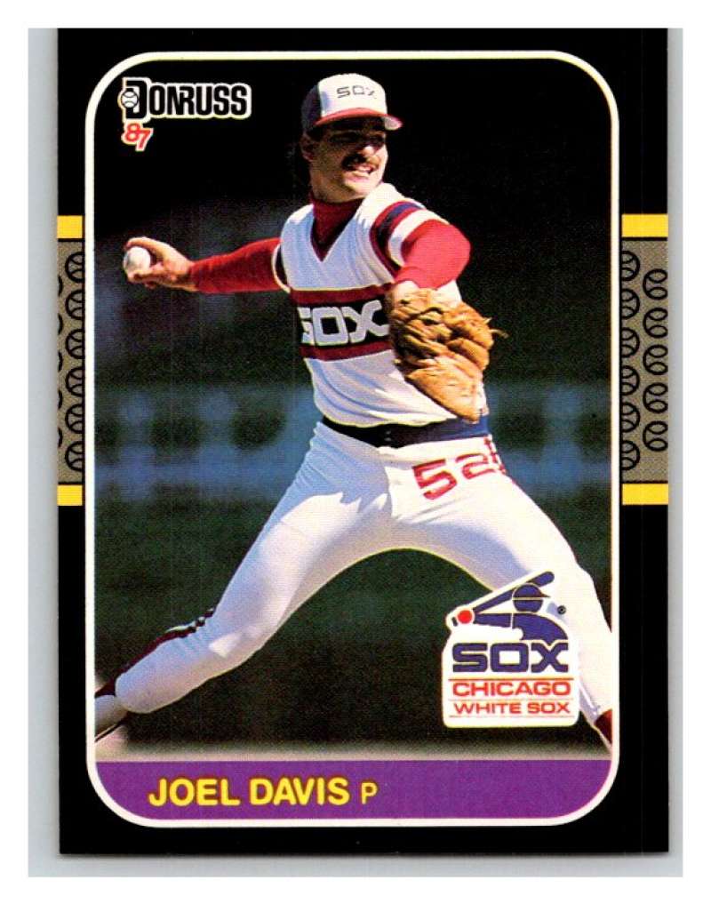 1987 Donruss #124 Joel Davis White Sox MLB Mint Baseball Image 1