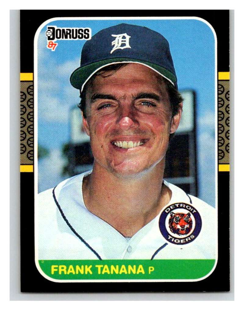 1987 Donruss #152 Frank Tanana Tigers MLB Mint Baseball Image 1