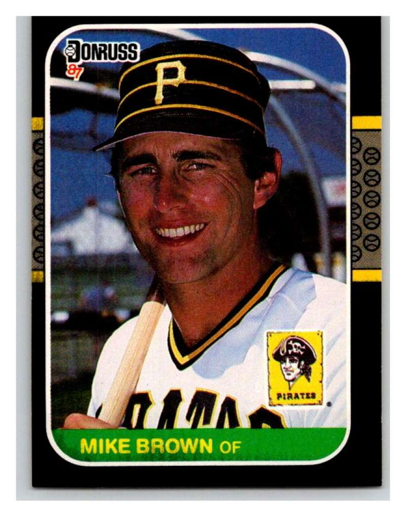 1987 Donruss #168 Mike C. Brown Pirates MLB Mint Baseball Image 1