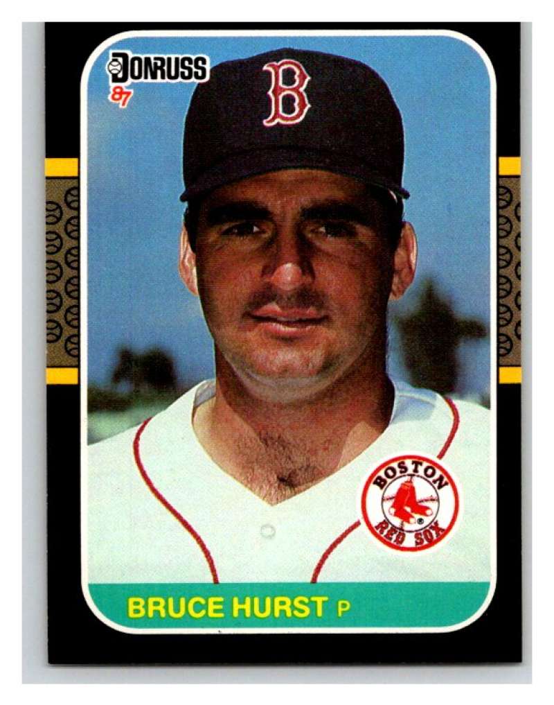 1987 Donruss #174 Bruce Hurst Red Sox MLB Mint Baseball Image 1