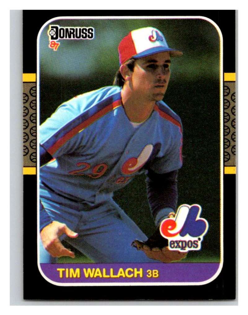 1987 Donruss #179 Tim Wallach Expos MLB Mint Baseball Image 1