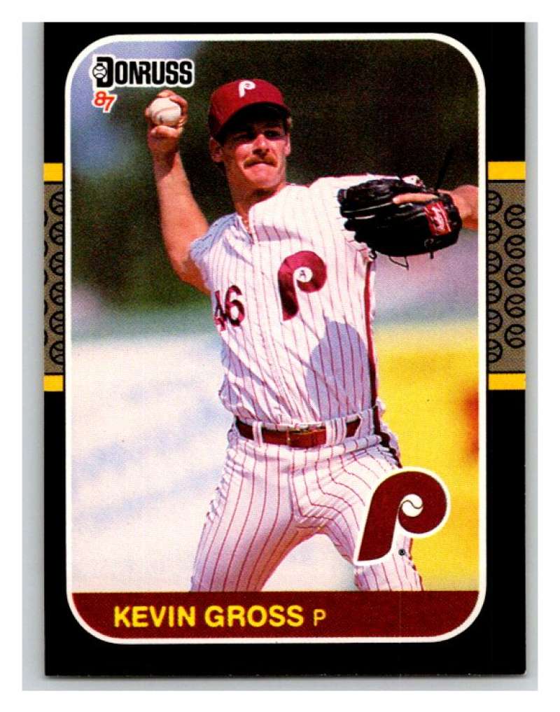 1987 Donruss #236 Kevin Gross Phillies MLB Mint Baseball Image 1
