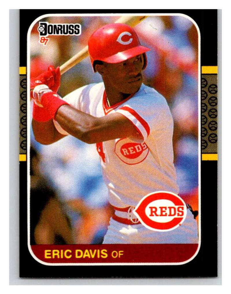 1987 Donruss #265 Eric Davis Reds MLB Mint Baseball Image 1