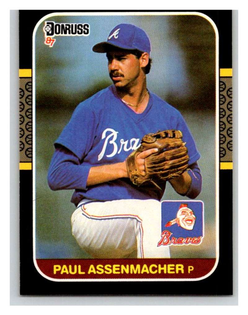 1987 Donruss #290 Paul Assenmacher RC Rookie Braves MLB Mint Baseball Image 1