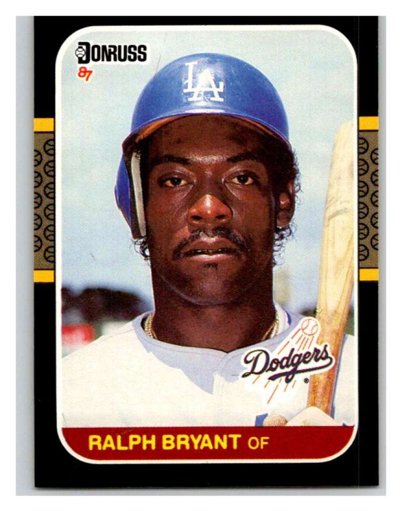 1987 Donruss #587 Ralph Bryant RC Rookie Dodgers MLB Mint Baseball Image 1