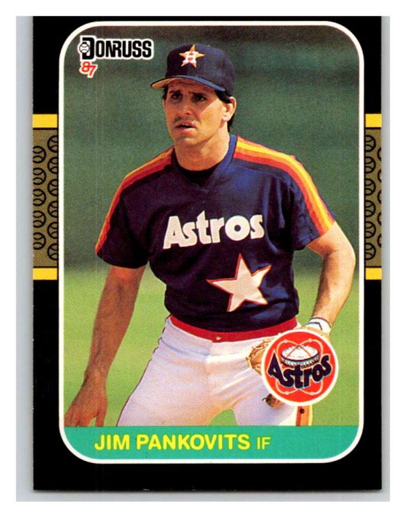 1987 Donruss #605 Jim Pankovits Astros MLB Mint Baseball Image 1
