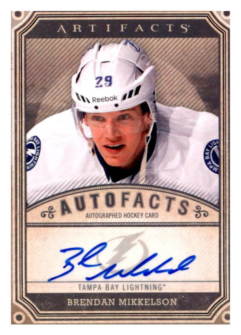 2013-14 Upper Deck Artifacts Autofacts #A-BM Brendan Mikkelson MINT Auto 02967