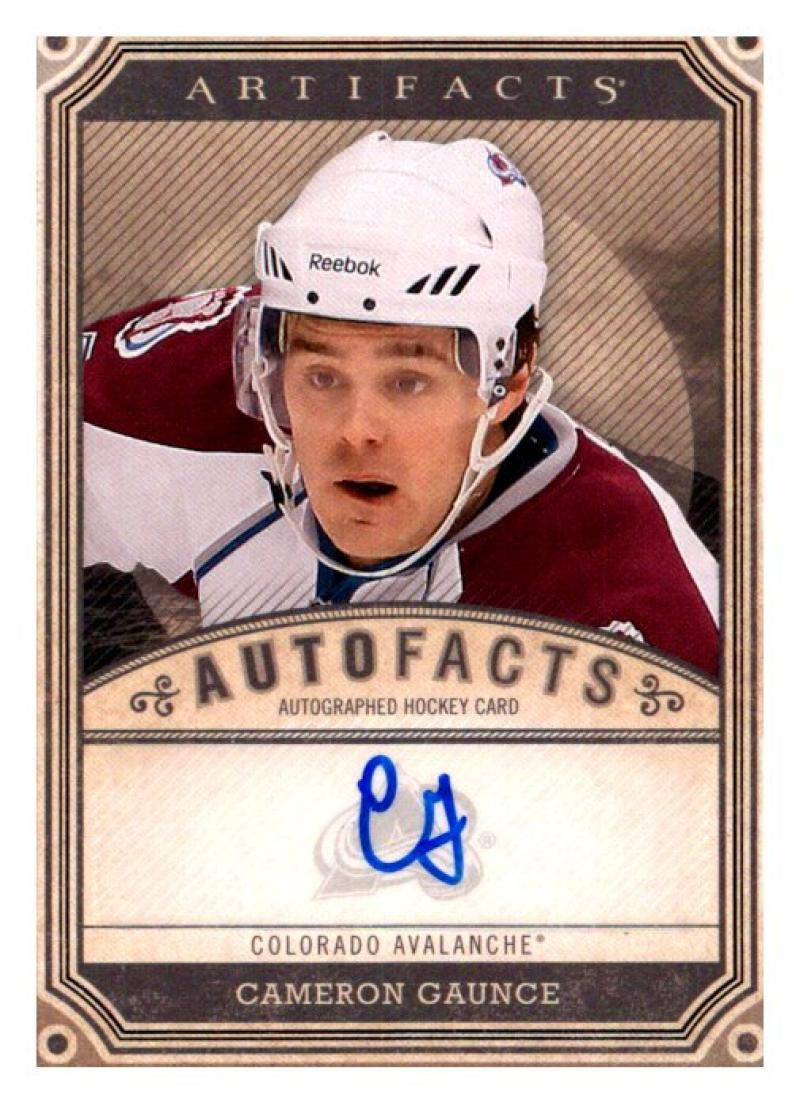 2013-14 Upper Deck Artifacts Autofacts #A-CG Cameron Gaunce MINT Auto 02970