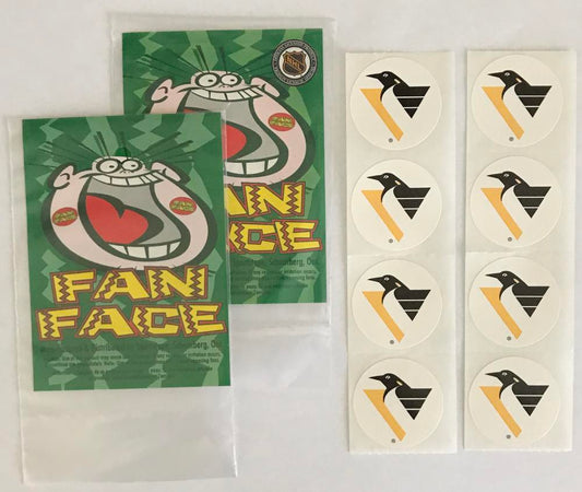 (HCW) 2 Packs of Pittsburgh Penguins 1.25" Logo Stickers - 4/Pack = 8 Total Image 1