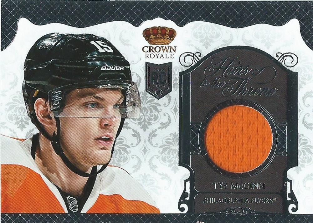 (HCW) 2013-14 Crown Royale Austin Tye McGinn to the Throne Jersey Hockey 03019
