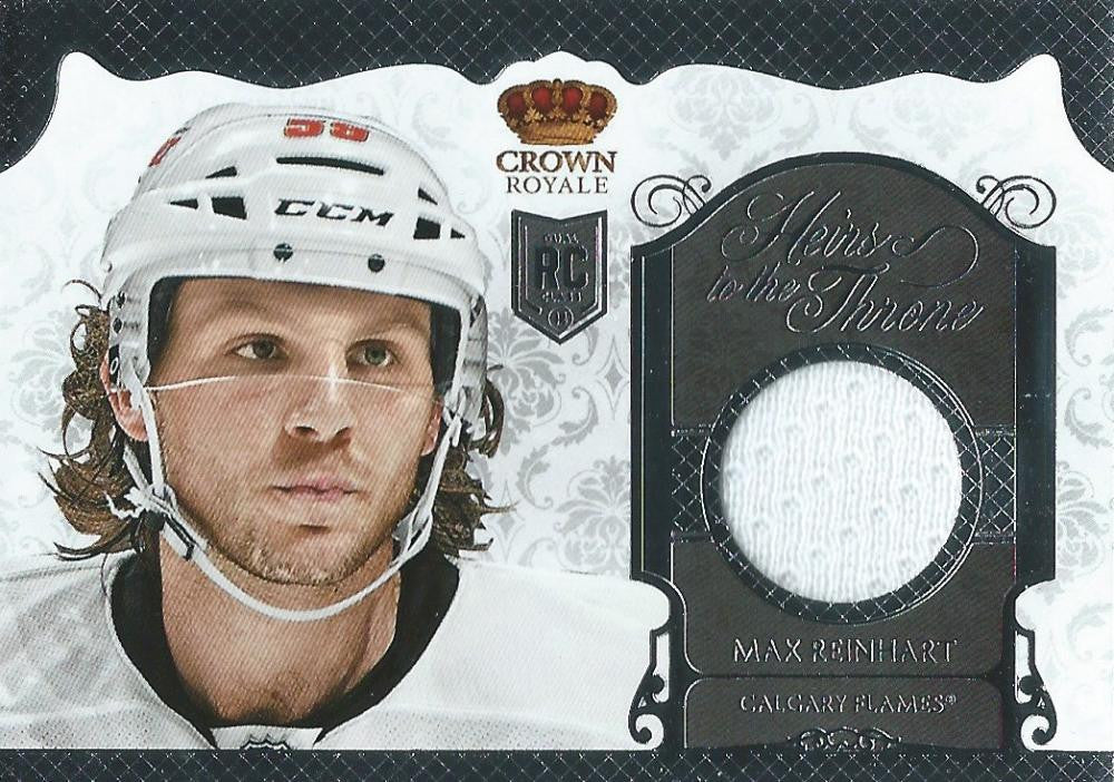 (HCW) 2013-14 Crown Royale Max Reinhart Heirs to the Throne Jersey Hockey 03021