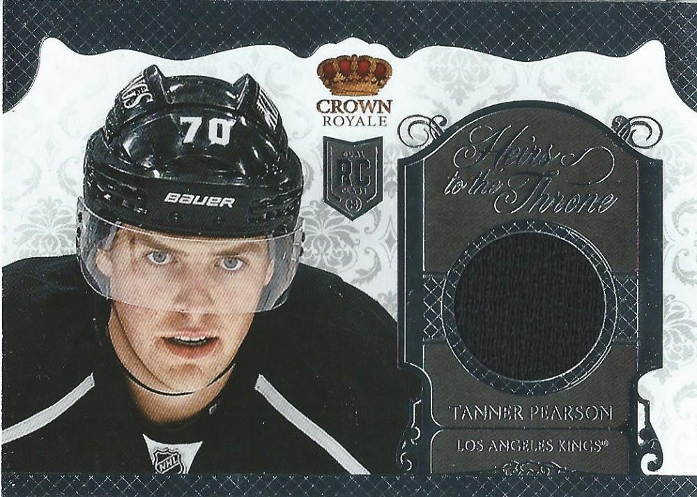(HCW) 2013-14 Crown Royale Tanner Pearson Heirs to the Throne Jersey Hockey 03022