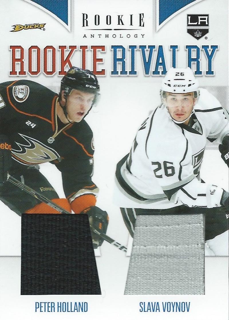 2011-12 Panini Rookie Anthology Rookie Rivalry #13 Holland/Voynov 03033 Image 1