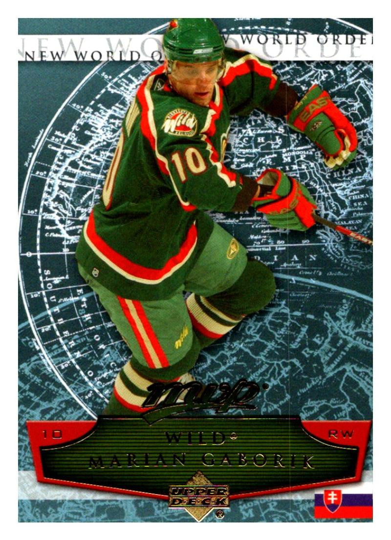 (HCW) 2007-08 Upper Deck MVP New World Order #NW5 Marian Gaborik NHL 03051